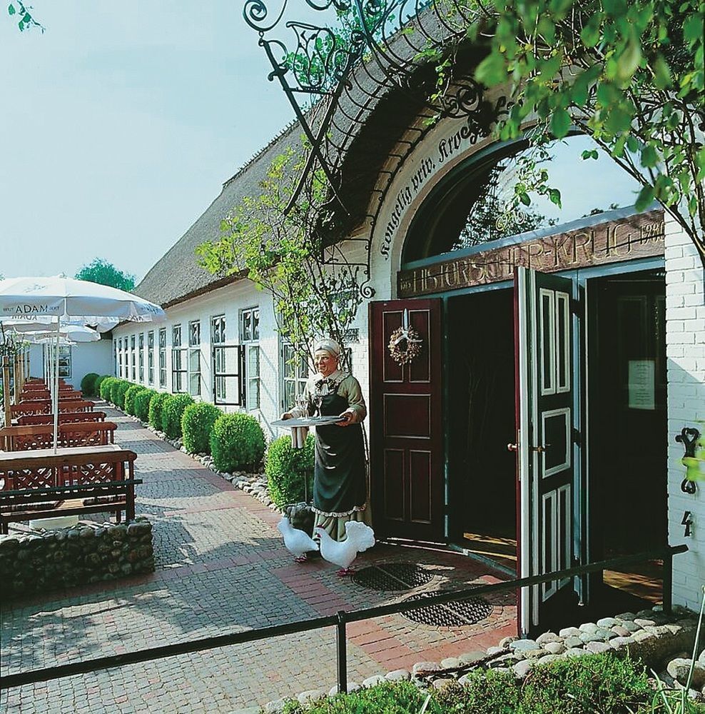 Hotel Historischer Krug Oeversee Buitenkant foto